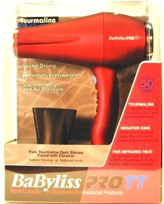 Amazon.com: BaByliss Pro TT 3000 1900 vatios Secador de turmalina (Caso  : Belleza y Cuidado Personal