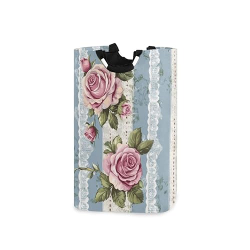 Jihqo Laundry Hamper Basket St Patrick's Clover Pattern Collapsible Nursery Storage Bin Waterproof Clothing Baskets for Home Bedroom Bathroom Washing Room