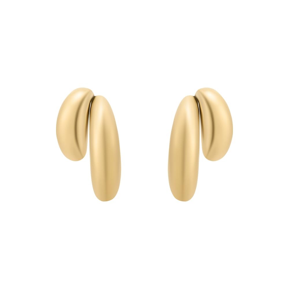 Fossil Women's Gold tone Stainless steel with post/stud closure Earrings