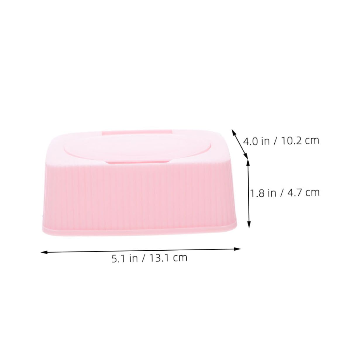 PRETYZOOM Pp Material Wipe Container Baby Tissue Storage Tissue Box Holder Dustproof Wipes Box for Nursery Bathroom
