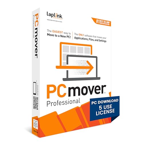 PCmover Professional 11 (5 Uses) [PC Download]