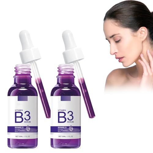B3 Sérum Hiper Pigmentación y Manchas Post Acné, Suero Facial B3, Suero De Niacinamida, Sérum Facial Con Ácido Hialurónico, Reduce Las Líneas Finas Y Las Arrugas