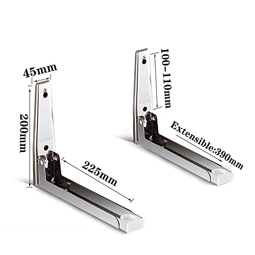 Support mural suspendu Wave pliable en acier pour petite cuisine - 8