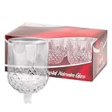 Ner Mitzvah Neironim Crystal Shabbos Candle Holders - 6 Pack - Premium Quality Clear Votive Cups, Standard Size for Shabbat, Chanukah and Party