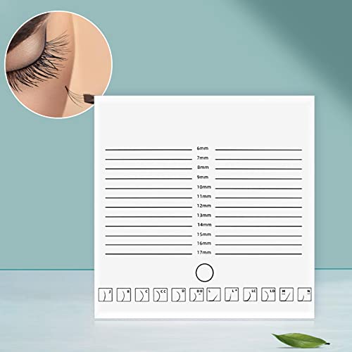 Almencla Palete de extensão de acrílico fácil adesivo suporte de cola acessórios para cílios mão de