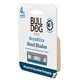 Bulldog Skincare Sensitive Men's Razor Refills, With 5 Tempered Steel Blades on Each of the Four Refill Blades, Works With All Bulldog Reusable Razor Handles, 8 Pack - Image 2