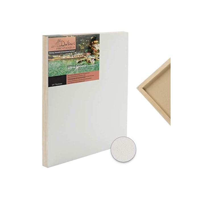 Buy Da Vinci Pro Ultra Smooth Gesso Panels Silky Smooth Surface for