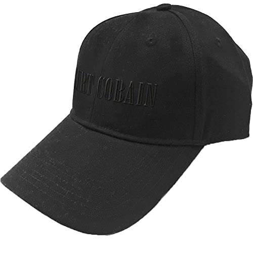 Kurt Cobain Men's Logo Baseball Cap Adjustable Black