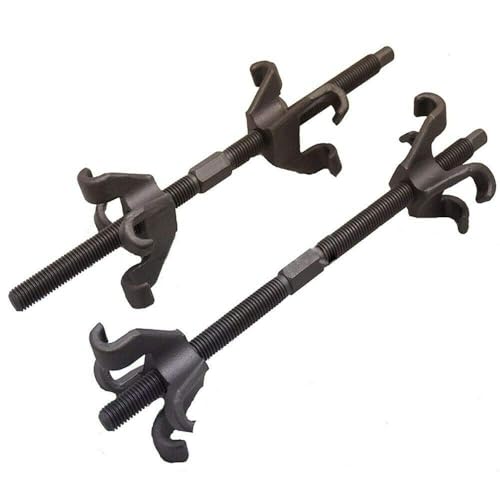 topolenashop 2 Pezzi Compressore Molla Ammortizzatori 380mm a 4 Ganci Strumento Professionale per Smontaggio Molle Ammortizzatori Auto