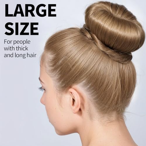 image for Teenitor Donut Hair Bun Maker Set, Hair Bun Shaper Set with Large, Med