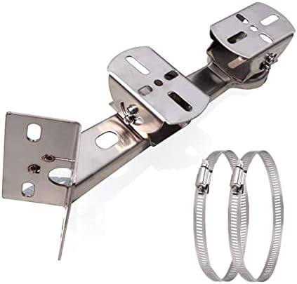 2 Duckbill Steel Security Camera Corner Pole Mounting Bracket, Universal Wall Corner Mounting Bracket Holder Stand Pole Mount Adapter for CCTV Surveillance Cameras image 5