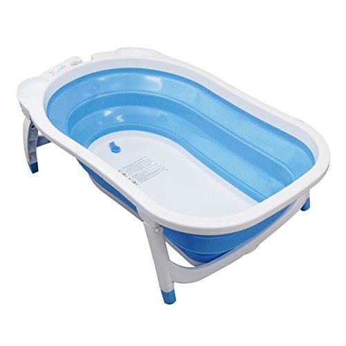 OFTKaribu - Folding Bathtub Light Blue & Pink Asst.