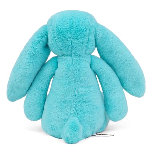 Image of Mirada Cute Turquoise Bunny Soft Toy for Girls /Kids | Huggable Rabbit with Long Ears | Soft Stuffed Plush Animal |- 23cm