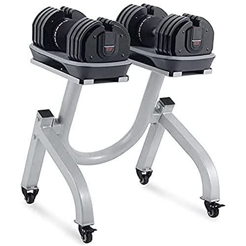 Titanium Strength Mancuernas Ajustables con Horizontal Rack Cover