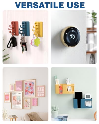 Acual Klebepads Doppelseitig Extra Stark 50 Stück,Doppelseitige Klebepads Weiß,Schaumstoff Klebepads für Innen & Außen,Wasserfeste Montagepads für Zuhause Büro Auto-Rund30mm/Quadratisch40mm/Rechteckig