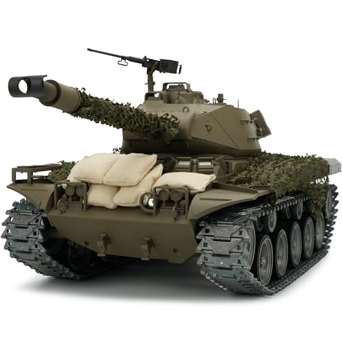DIRACCOS Modified Edition 1/16 Remote Control US M41A3 Walker Bulldog Tank (Upgraded/Metal Road...