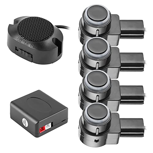 Système de stationnement 12V VGEBY aide au en marche arrière de voiture capteur ABS 4 sondes