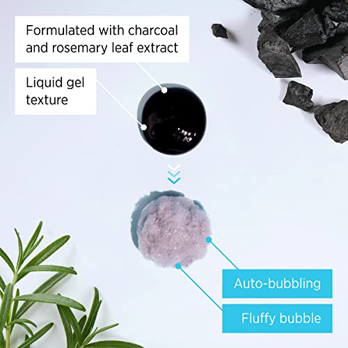 Soo'ae Black Charcoal Double Bubble Mask Cleanser -2 𝗶𝗻 1 𝗢𝘅𝘆𝗴𝗲𝗻 𝗕𝘂𝗯𝗯𝗹𝗲 𝗠𝗮𝘀𝗸 𝗮𝗻𝗱 𝗙𝗮𝗰𝗲 𝗪𝗮𝘀𝗵 Cleansing Foam Cleanser Double Cleanse Great For Men And Women, Charcoal Face Wash 200Ml #TOP3