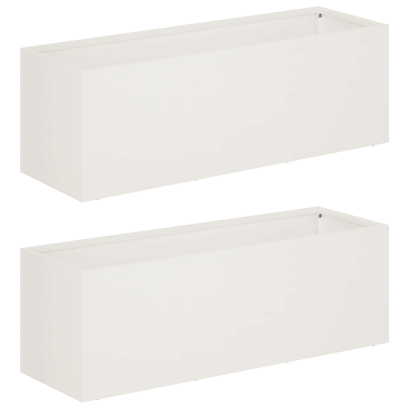 Genérico Macetero de Jardín 2 uds. 40 x 20 x 20 cm,Casa y jardín,Maceteros y jardineras,3.7 kg-8005137