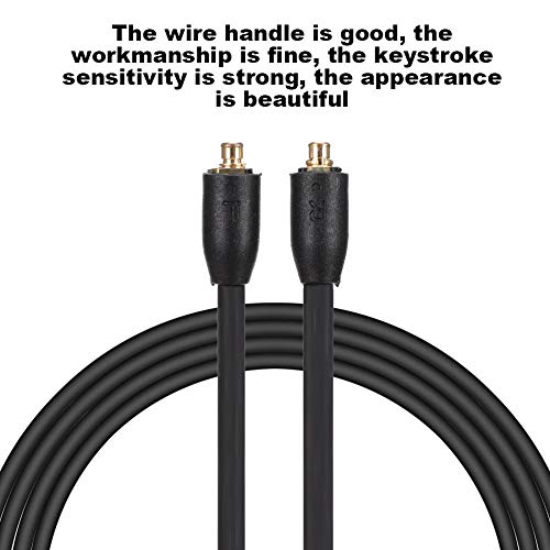 MMCX vervangende hoofdtelefoonkabel, TPE hoofdtelefoonverlengkabel met 3,5 mm plug voor Shure se215 se425 se535 se846… - Afbeelding 5