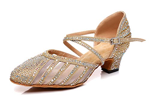 Chaussures de danse latine L403 bout rond pour danser sans douleur
