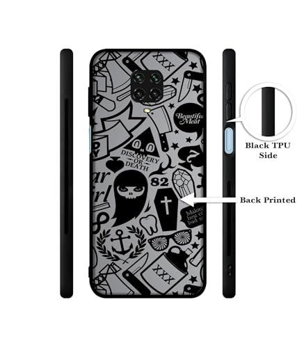 Image of Discover Or Death Design Premium 2D Printed Metal Back Case Cover for Mi Redmi Note 9 Pro /Note 9 Pro Max /Poco M2 Pro