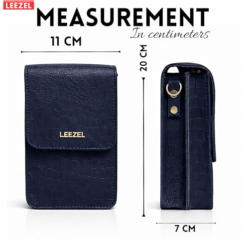 Image of LEEZEL Women's Girls Wallet Sling Bag for Mobile Cell Phone Holder