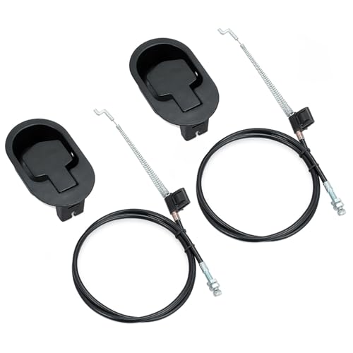 BESPORTBLE Palanca de Liberación para Sillón Reclinable 2 Piezas con Cable de 96 CM y Resorte Repuesto de Aleación de Aluminio Reforzado para Sofá y Silla Reclinable Piezas de Repuesto