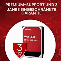 Western Digital WD60EFAX/WDZ60EFAX 6 TB SATA 6 GB/s, 256 MB Cache, intern, 8,9 cm, FFP-Option, Rot – Ansicht 7
