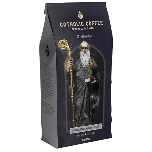 Catholic Coffee St. Benedict | Chocolate Hazelnut Flavored Medium Roast