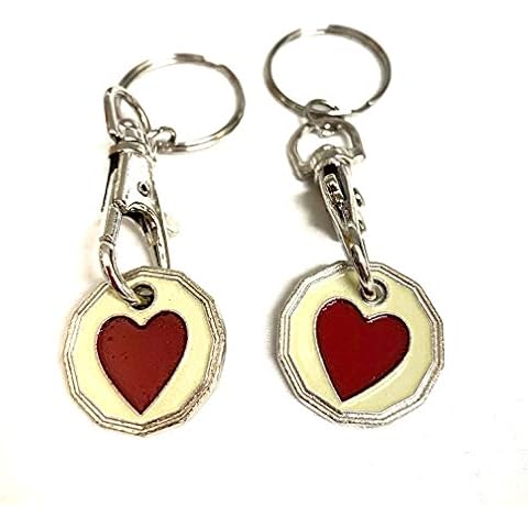 UK Phoenix £1 Coin Shape Trolley Token Key Ring Cover