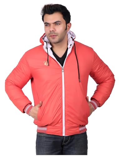 Image of Quark Export Quality Reversible Puffer Jacket in GLD Material best for Winterwear /Hiking /Biking /Camping /Mountaineering /Racing /Climbing /Tracking(Control Temperature up to 3 Degree Celsius.)(3C)