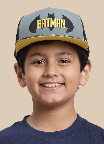 Image of Kidsville Official DC Comics Batman Cap for Kids Boys & Girls | Adjustable Closure
