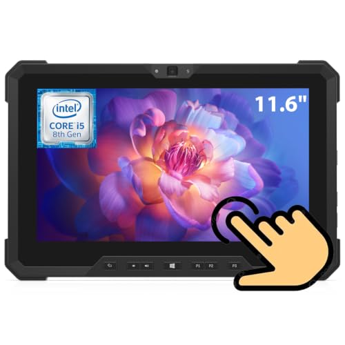 Image of Dell Renewed Latitude 7212 11.6 inch Rugged Tablet i5 8GB 256GB SSD Win11 Pro | Powerful 8th Gen Intel Core i5 Performance, Fully Rugged & Durable Design