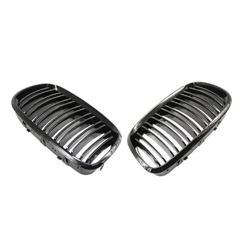 Grille de calandre pour BMW X6 E71 2007-2014 calandre radiateur avant double lamelles noir mat