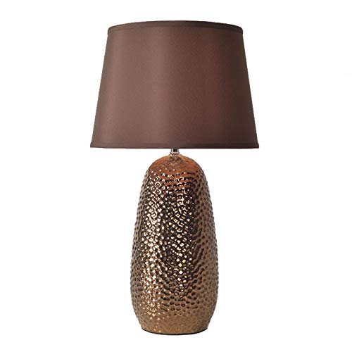 Lampe de table rustique pour chambre et salon au design chaleureux