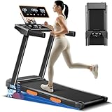 LONTEK ルームランナー 家庭用 折りたたみ ウォーキングマシン ランニングマシン 3.0HP静音モーター 最大15%傾斜 省スペース 180kg耐荷重 - 速度調節1-12km/h プログラム 電動ルームランナー ランニングマシーン ウォーキング マシン 運動不足 脂肪燃焼 高耐久 トレッドミル 室内用 ダイエット ながら運動 大型LED 簡単組立 高齢者 ホームジム マンション 収納