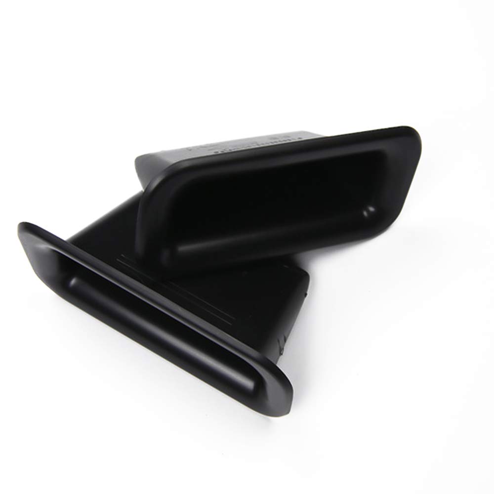 Genericss 2011 2012 2013 2014 2015 for Explorer Car Accessories Front Door Side Storage Box Handle Pocket Armrest Phone Container Tray 2PCS Black