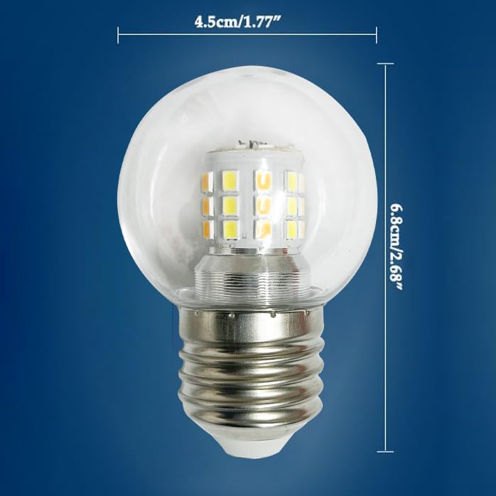 Amazon | KY LEE G45 フィラメントLED電球 7W 100V E26口金 電球色