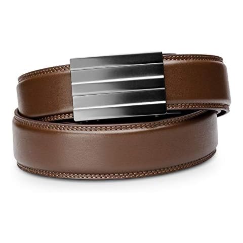 KORE Men’s 2 Full-Grain Leather Track Belts | 1 “Endeavor” Alloy Buckle Cover