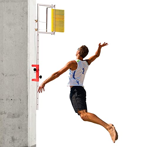 Probador de salto vertical, dispositivo de medición de altura de salto de pared para entrenamiento de baloncesto y voleibol, incluye cordón