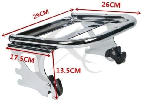 Miniatura 3 de TCT-MT - Kit de montaje para moto, maletero y respaldo, compatible con Harley Tour Pak 1997-2013 Touring Road King Glide FLHR FLHT Electra