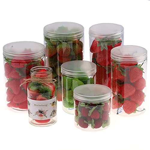 Meiwlong 30 Pcs Artificial Realistic Plastic Strawberries Lifelike Fake Red Assorted Size Fruit Faux Simulation Centerpieces Props Decoration Party Wedding Cabinet Home #TOP4