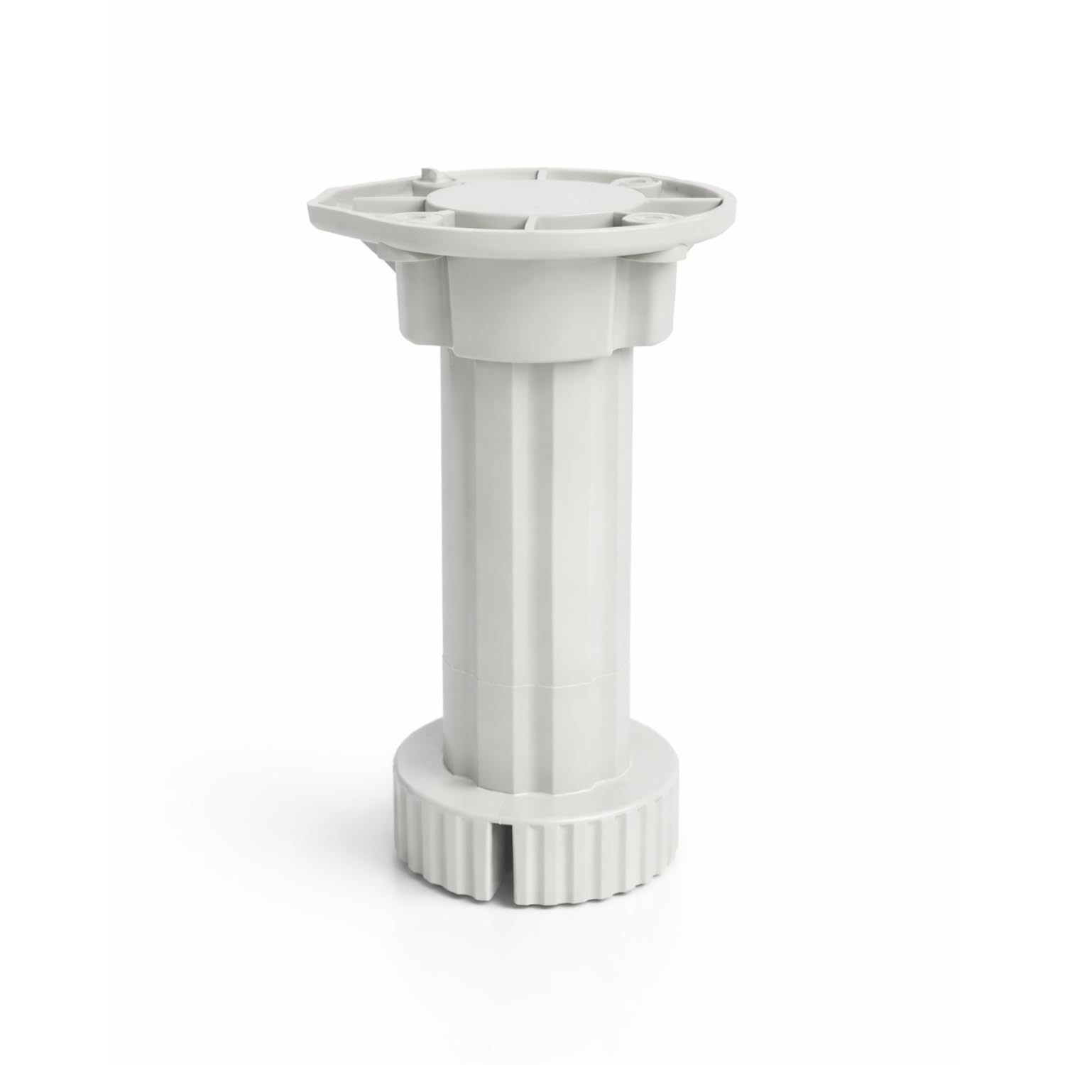 Ayarlanabilir 1 Adet (10+2 cm) Plastik Ayak Dolap Mobilya Tezgah Yükseltici Yükseltme Ayağı GRİ