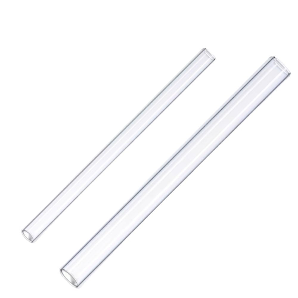 Transparente Glasröhre 1 Stück Rohrschauglas Kesselteile Zylinder, rundes gerades Glasrohr mit hohem Borosilikatgehalt, Höhe 200 mm(85x9mm)