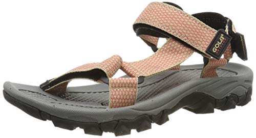 Gola Alp001, Sandalias de Senderismo para Mujer, Rosa (Pink/Taupe KF), 41 EU