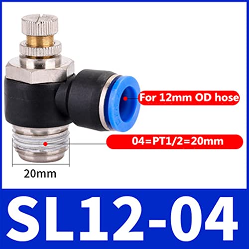 Ajuste neumático para corregir tirones en cilindros con mangueras de 12mm 3