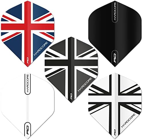 RED DRAGON Hardcore Selection Pack Extra Thick Standard Dart Flights