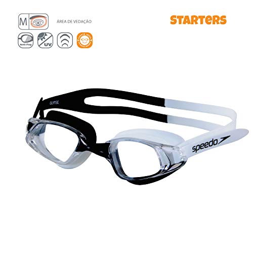 Oculos Glypse Slc Speedo Único Preto Cristal
