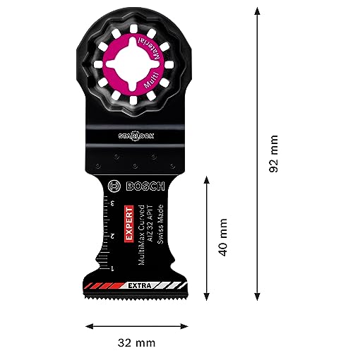 Bosch 1x Sägeblatt Expert MultiMax AIZ 32 APIT (für Edelstahlbleche, Breite 32 mm, Professional Zubehör Multifunktionswerkzeug)